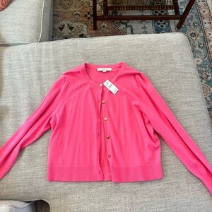 Pink Cardigan Sweater